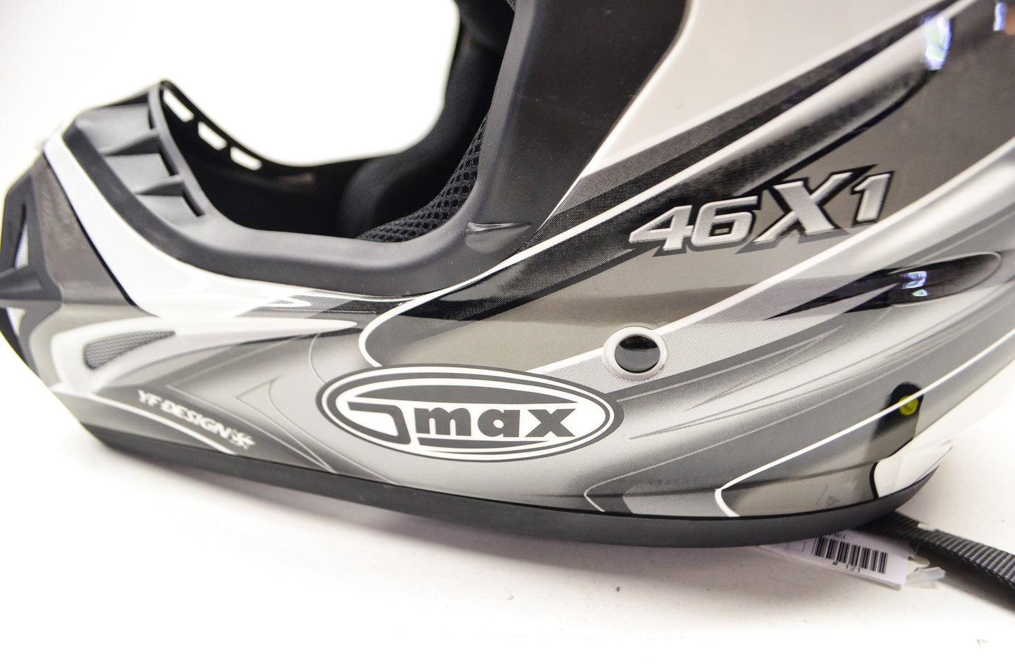 New Gmax White Black Silver Heavy Duty Off Road Core TC-5 Helmet Medium