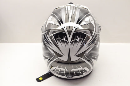 New Gmax White Black Silver Heavy Duty Off Road Core TC-5 Helmet Medium