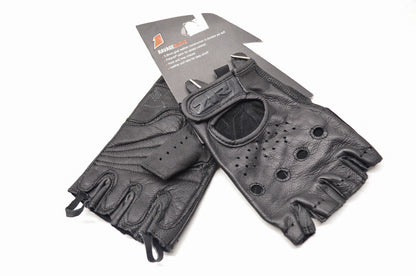 New Z1R Ravage Goat Leather Fingerless Gloves L