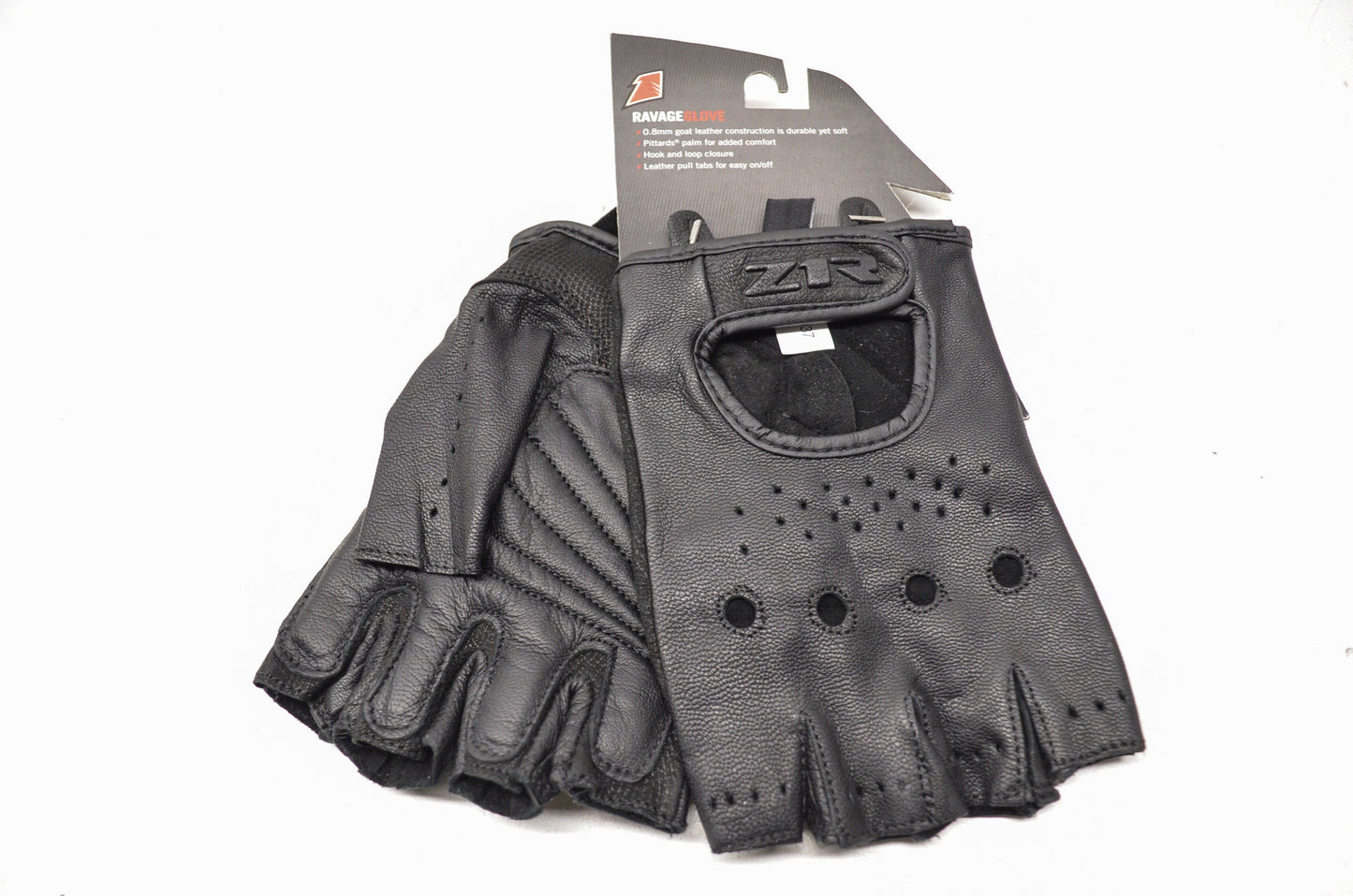 New Z1R Ravage Goat Leather Fingerless Gloves 3XL