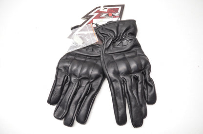New Z1R Men's Reaper Cowhide Rubber Knuckle Gloves M