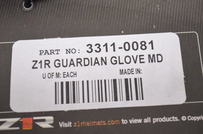 New Z1R Women's Reaper Guardian Gloves M