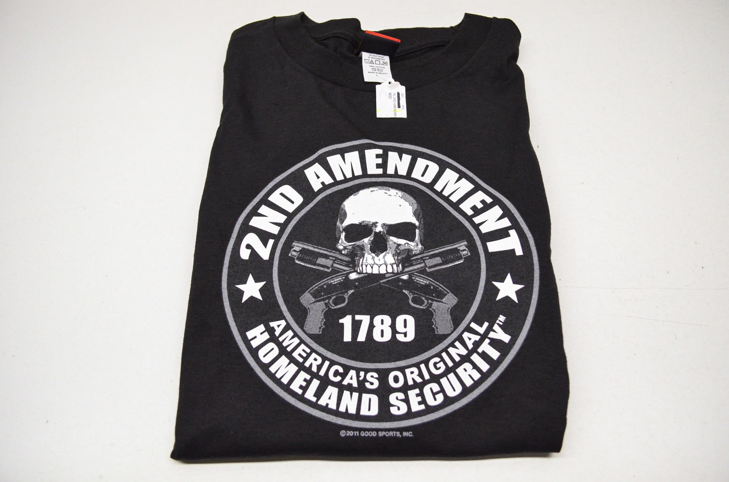 New Hot Leathers 2nd Amendment 1789 Homeland Security Short Sleeve T Shirt XL