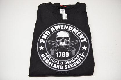 New Hot Leathers 2nd Amendment 1789 Homeland Security Short Sleeve T Shirt XL