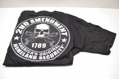 New Hot Leathers 2nd Amendment 1789 Homeland Security Short Sleeve T Shirt XL