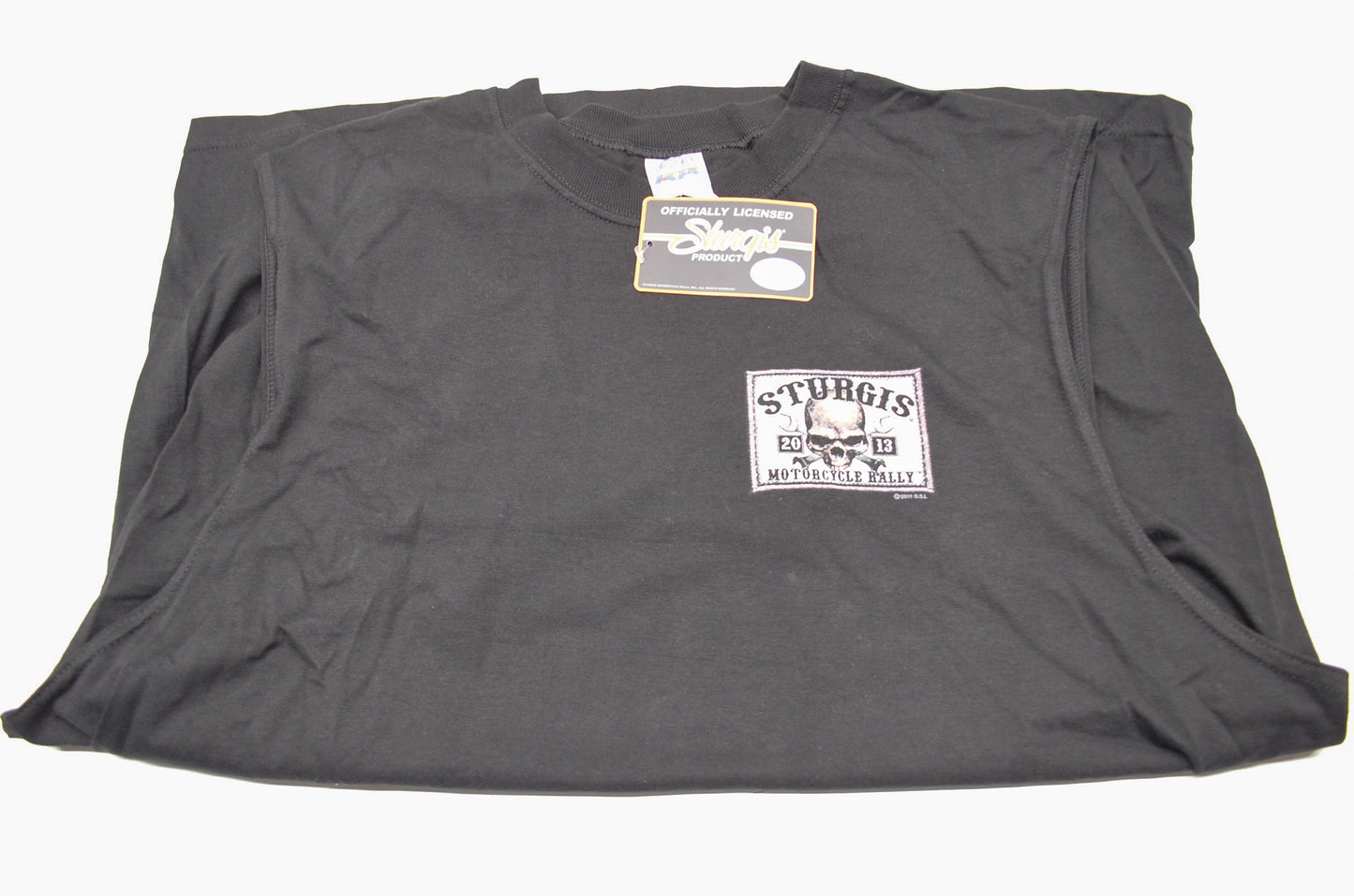 Sturgis Hot Leathers 2013 Motorcycle Rally Sleeveless T Shirt 2XL NOS