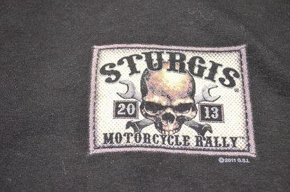 Sturgis Hot Leathers 2013 Motorcycle Rally Sleeveless T Shirt 2XL NOS