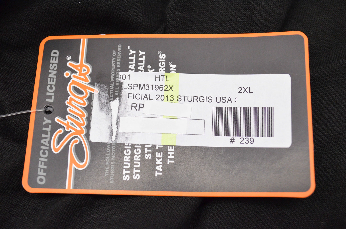 Sturgis Hot Leathers 2013 Motorcycle Rally Sleeveless T Shirt 2XL NOS