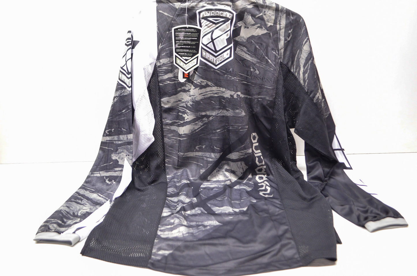 New Fly Racing Fly Patrol Long Sleeve Jersey Camo L