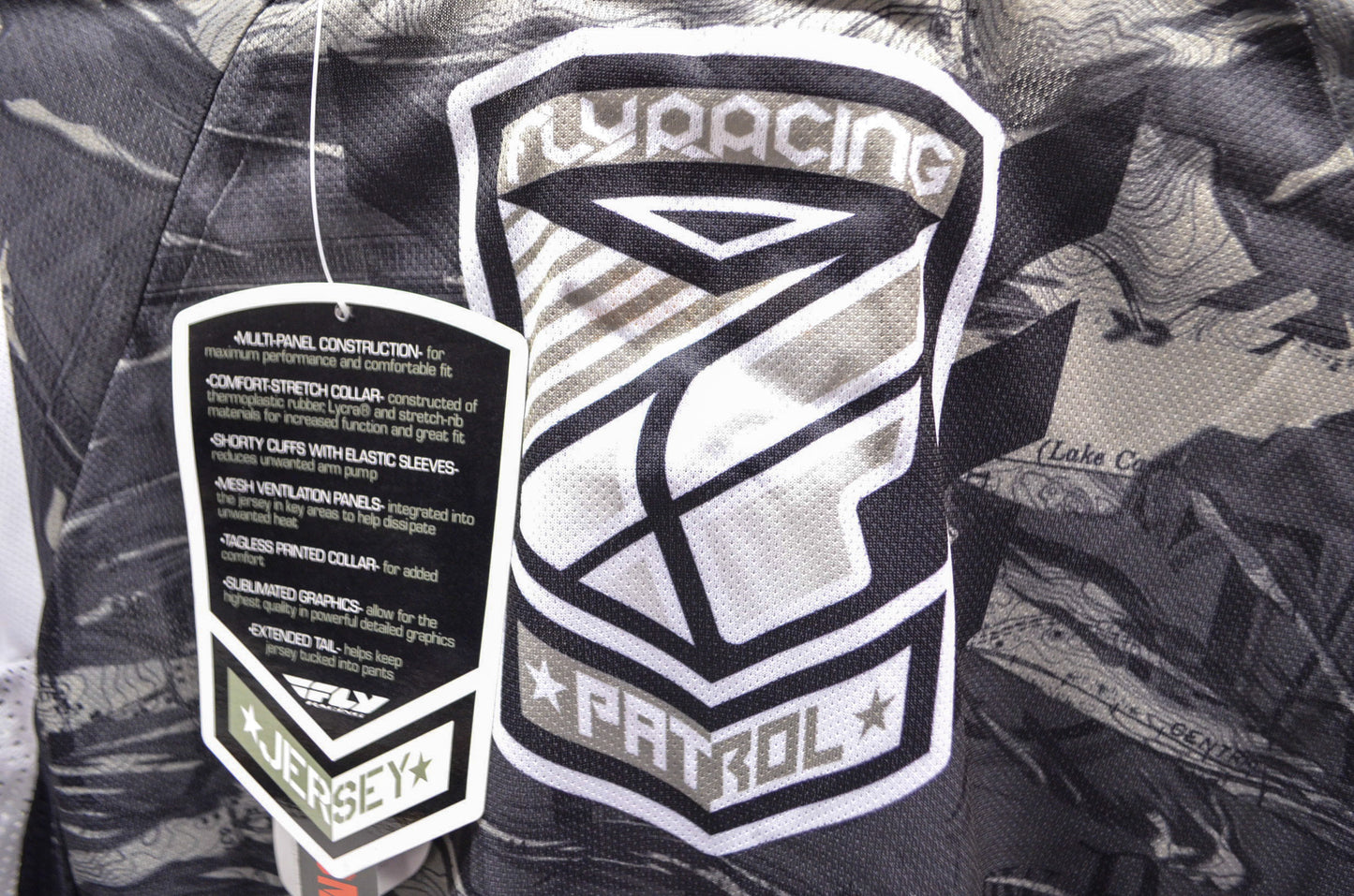 New Fly Racing Fly Patrol Long Sleeve Jersey Camo L
