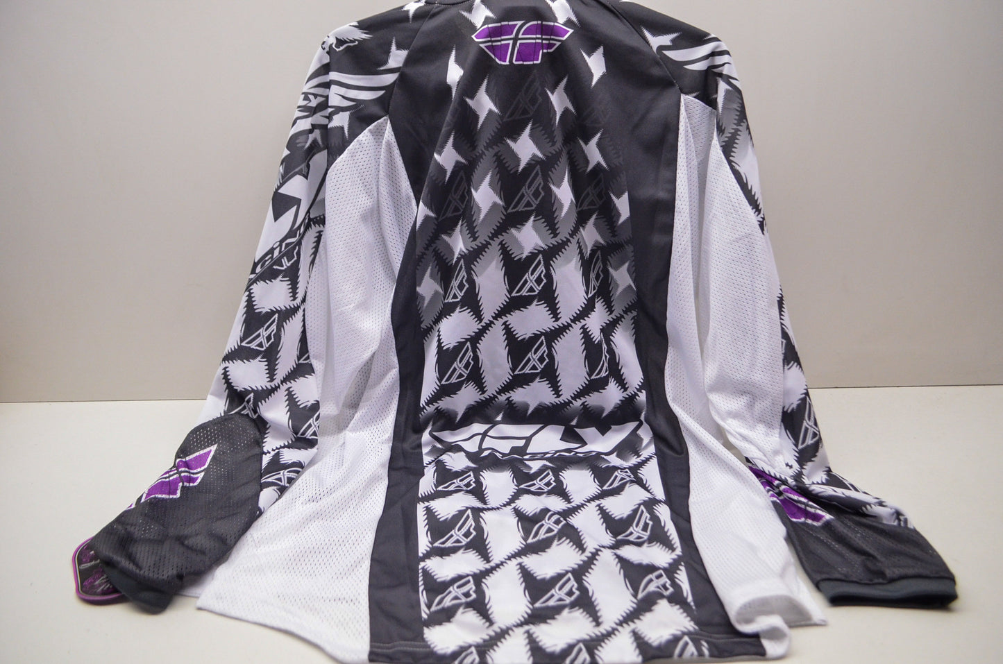 New Fly Racing Ladies Kinetic Jersey Purple Grey 2XL