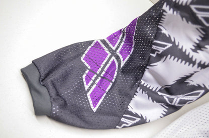 New Fly Racing Ladies Kinetic Jersey Purple Grey S