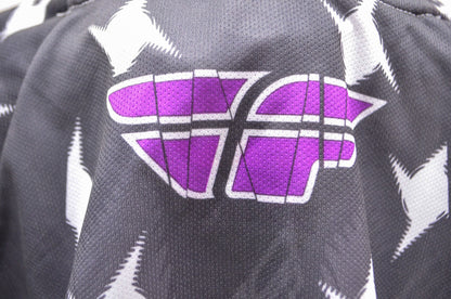New Fly Racing Ladies Kinetic Jersey Purple Grey S