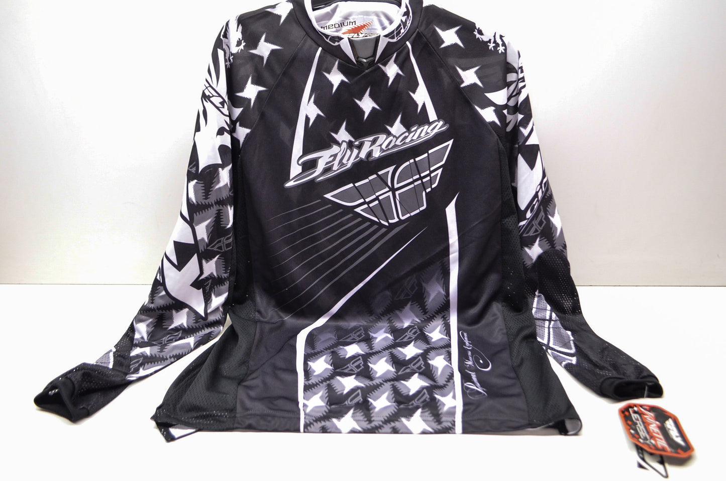 New Fly Racing Kinetic Jersey Black Grey M