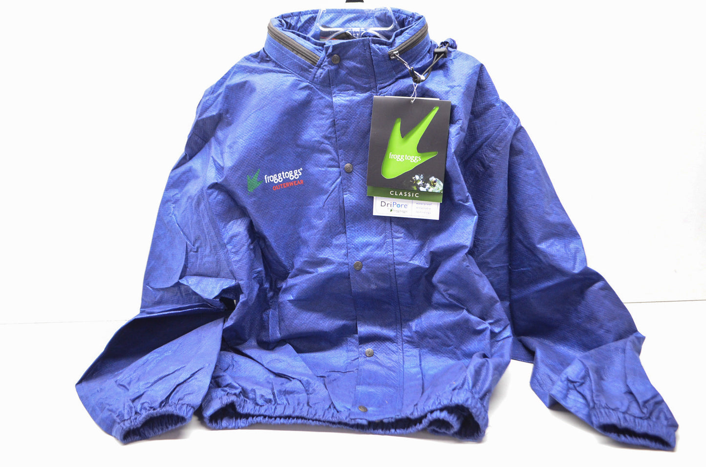Frog Toggs Pro Action Regular Rain Coat Royal Blue M NOS