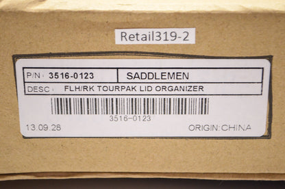 New Saddlemen FLH/RK Tourpak Trunk Lid Organizer