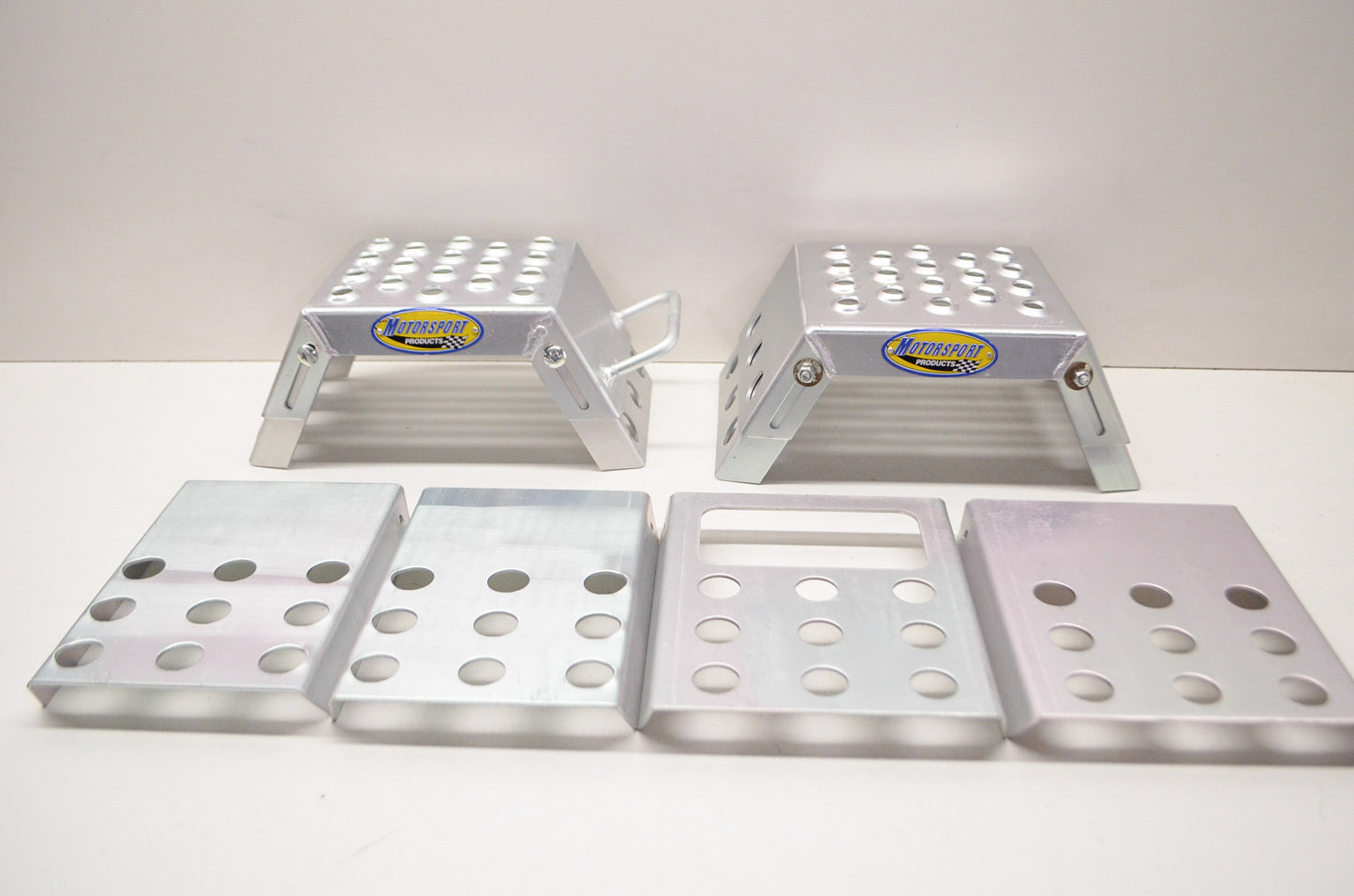 Products Mini Moto Silver Starting Standing Block 1 Pair NOS