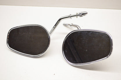 Chrome Teardrop Mirror Set NOS
