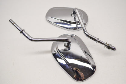 Chrome Teardrop Mirror Set NOS