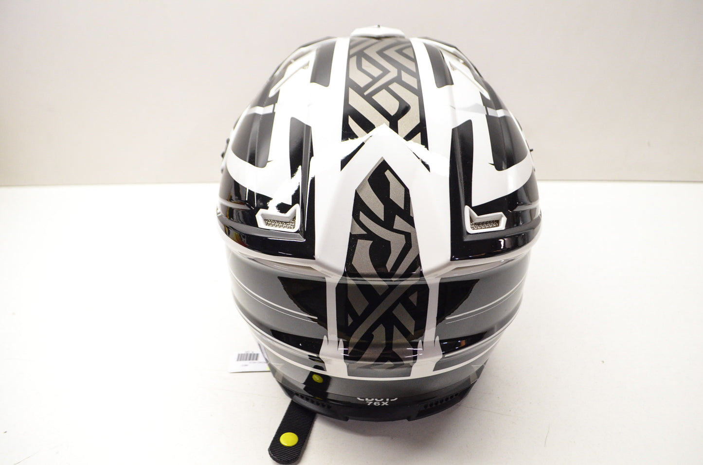 Gmax 3761245, 809305-P, 72-6801M Black White Silver Player Graphic Off Road Helm