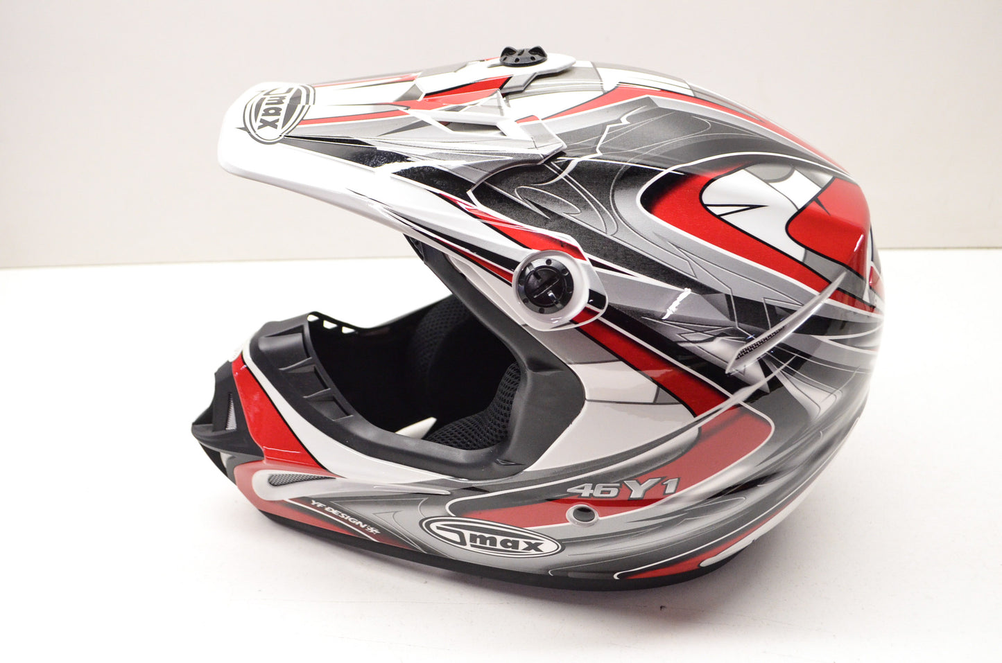 New Gmax White Red Off Road Core TC-1 Helmet Youth Small