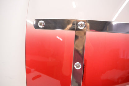 New Memphis Shades Fats Windshield 7' Cutout Gradient Ruby 17'