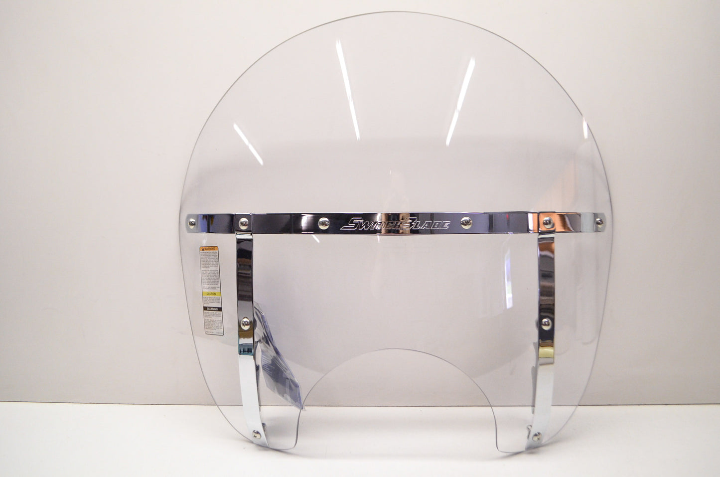 Switch Blade Chopped Clear Polycarbonate Windshield Honda Yamaha NOS