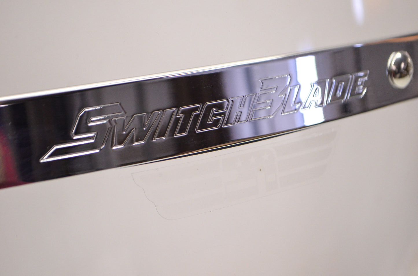 Switch Blade Chopped Clear Polycarbonate Windshield Honda Yamaha NOS