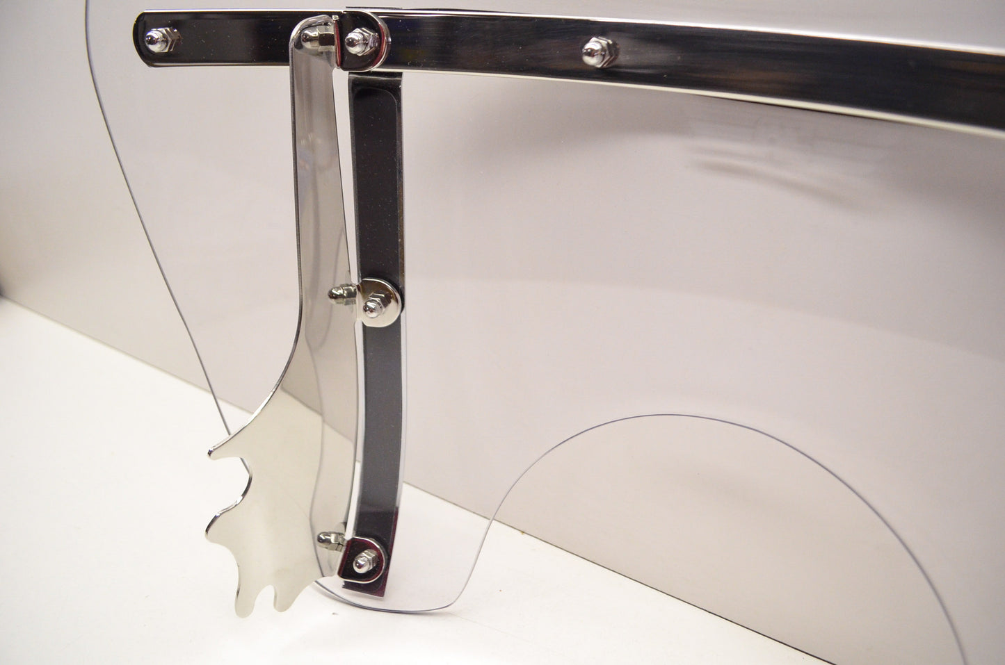 Switch Blade Chopped Clear Polycarbonate Windshield Honda Yamaha NOS