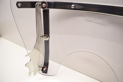 Switch Blade Chopped Clear Polycarbonate Windshield Honda Yamaha NOS