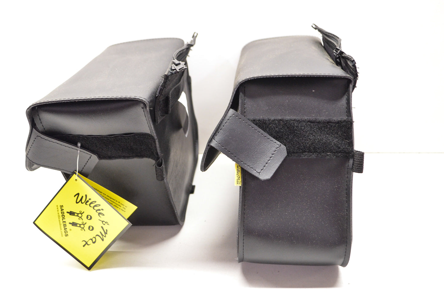 New Willie & Max Raptor Compact Slant Saddlebag Set