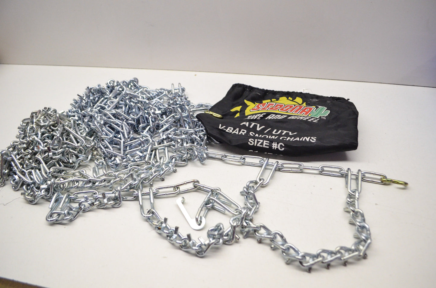 Tire and Wheel V Bar Snow Chains C 10' Rear NOS