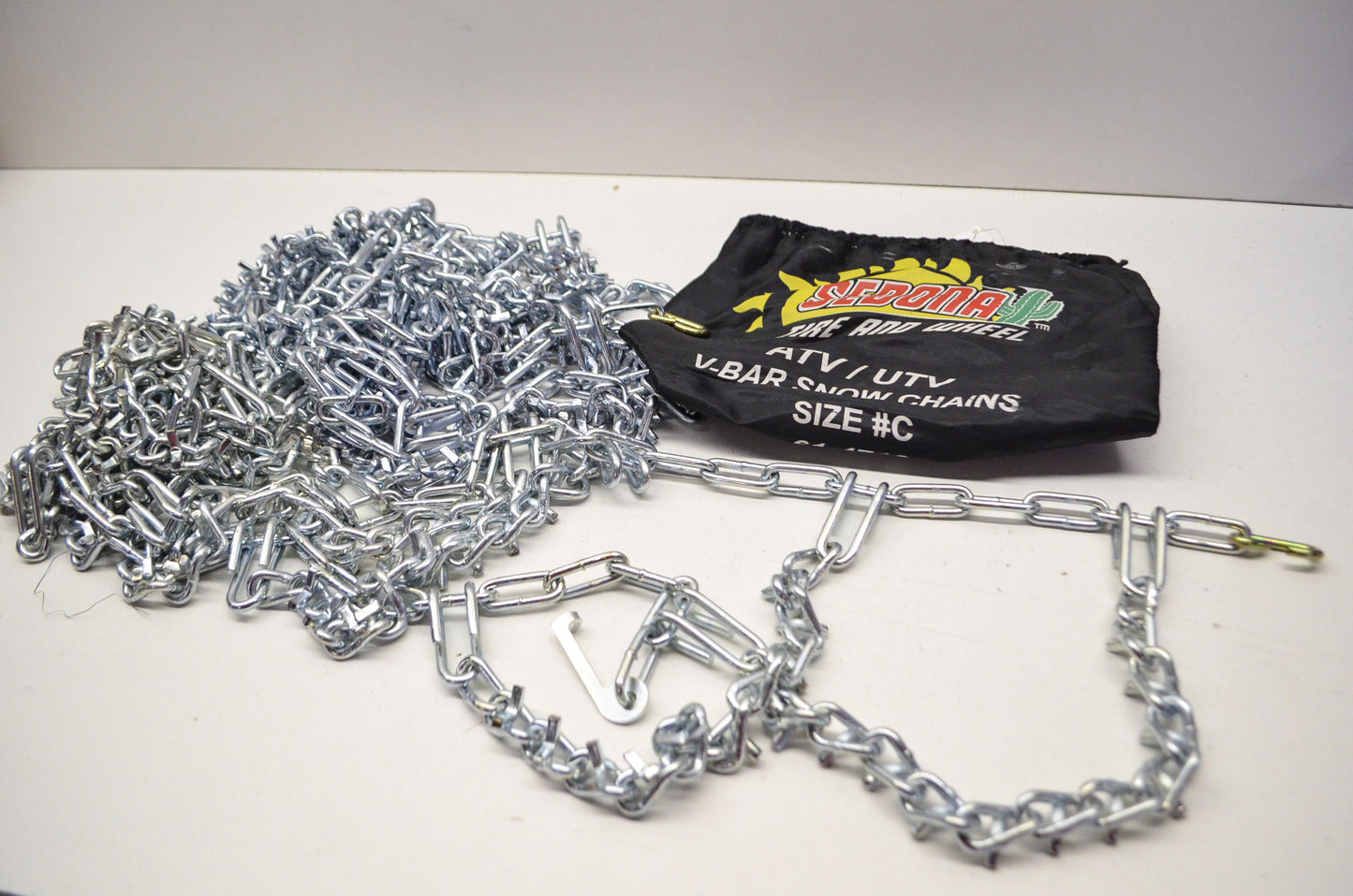 Tire and Wheel V Bar Snow Chains C 10' Rear NOS