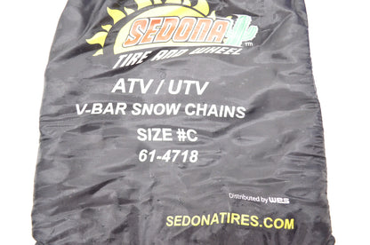 Tire and Wheel V Bar Snow Chains C 10' Rear NOS