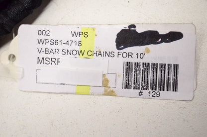 Tire and Wheel V Bar Snow Chains C 10' Rear NOS