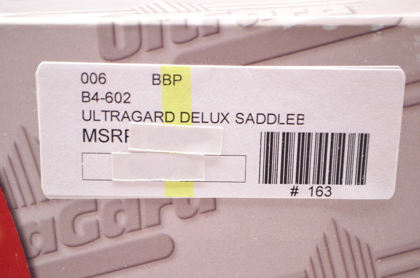 Deluxe Saddlebag Liner 18' x 10' x 6.5' Medium NOS