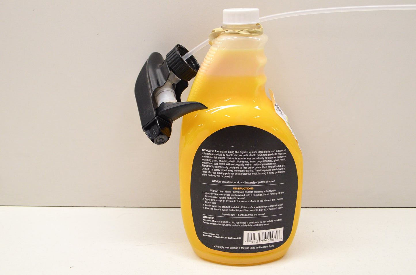 New Boners Trivium Waterless Wash Paint Protectant Polish 1 Quart