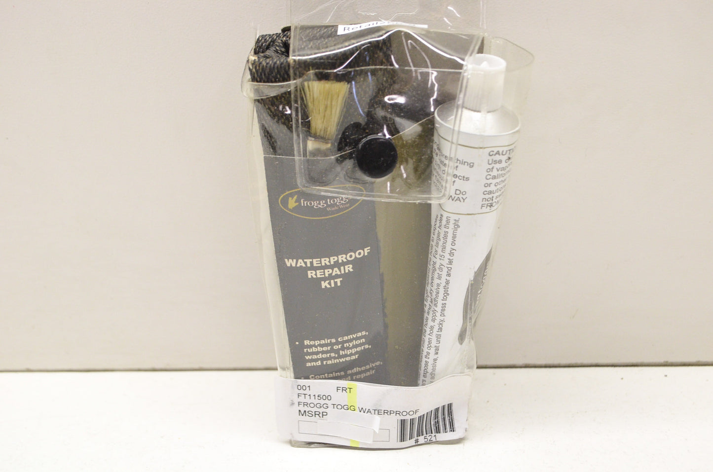 New Frogg Toggs Waterproof Repair Kit