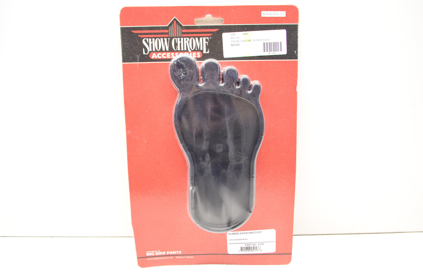 New Show Chrome Accessories Universal Rubber Kickstand Foot