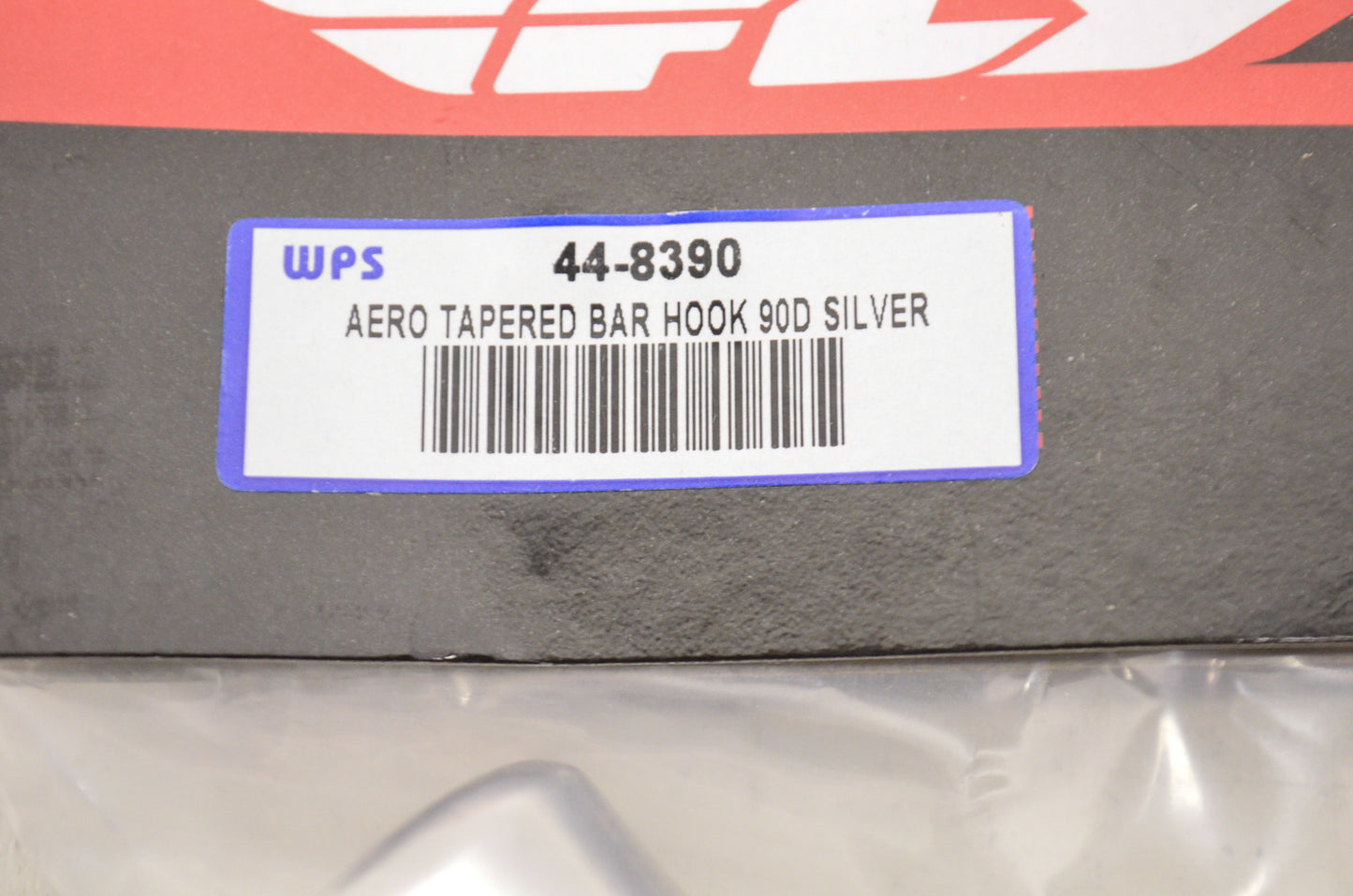 New Fly Racing Aero Tapered Bar Hook 90D Silver Handle