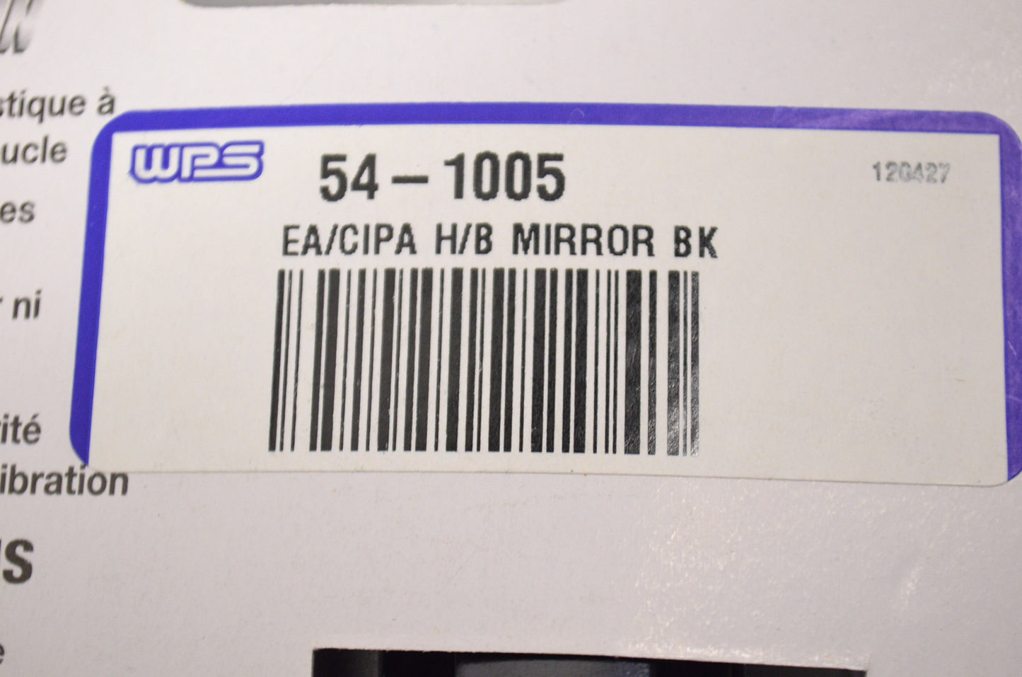 CIPA 11126, 54-1005 Handle Grip Mount Mirror 3.5'x 2.25' NOS