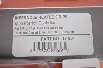 Inferno Heated Grip Set Multi Position Controller Goldwing NOS