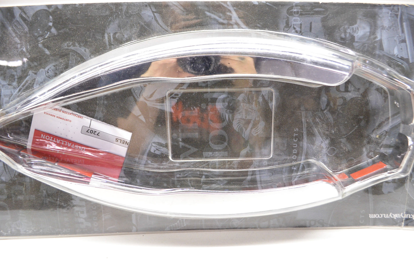 Chrome Upper Saddlebag Filler Panel Set FLHX FLTRX NOS