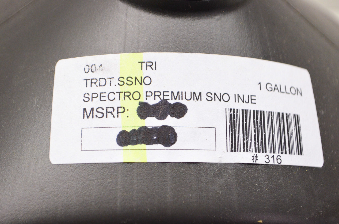 Sno Snowmobile Injection Oil 2 Cycle API-TC 1 Gal NOS