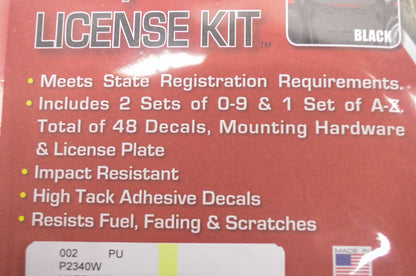Offroad ATV UTV White License Kit NOS