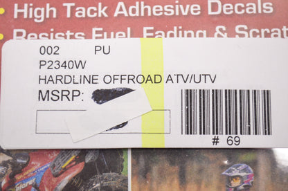 Offroad ATV UTV White License Kit NOS