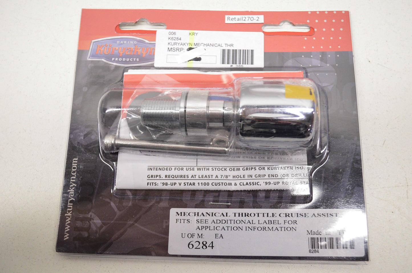 New Kuryakyn Mechanical Throttle Cruise Assist Yamaha V-Star Royal Star