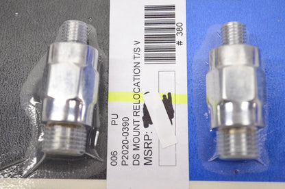 New Drag Specialties Mount Turn Signal Relocation WDGLD Stud Set