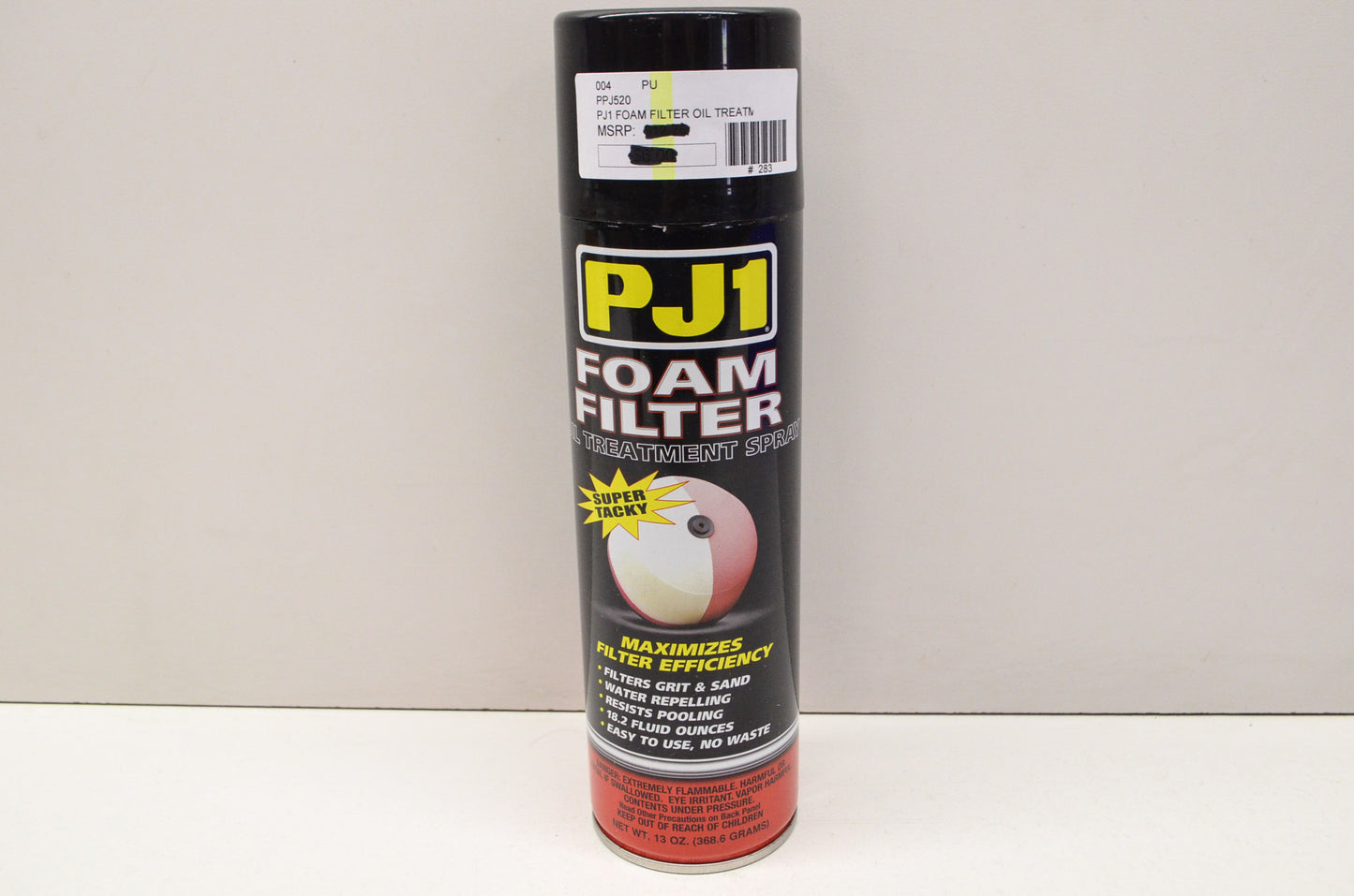 New PJI Foam Filter Oil Treatment Spray 13 Oz