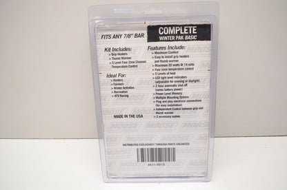 Complete Winter Pak Basic Warmers Temp Control NOS